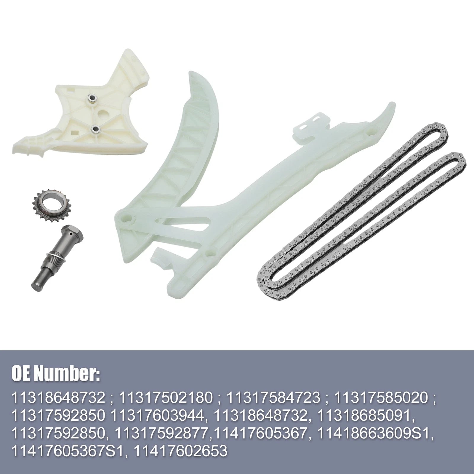 Engine Timing Chain Kit for BMW X1 X3 X4 X5 N20 N26 (2012–2019) 11318648732 718844625661