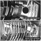 Black Clear Corner Headlights for Chevy Silverado 1500 (2014–2015)
