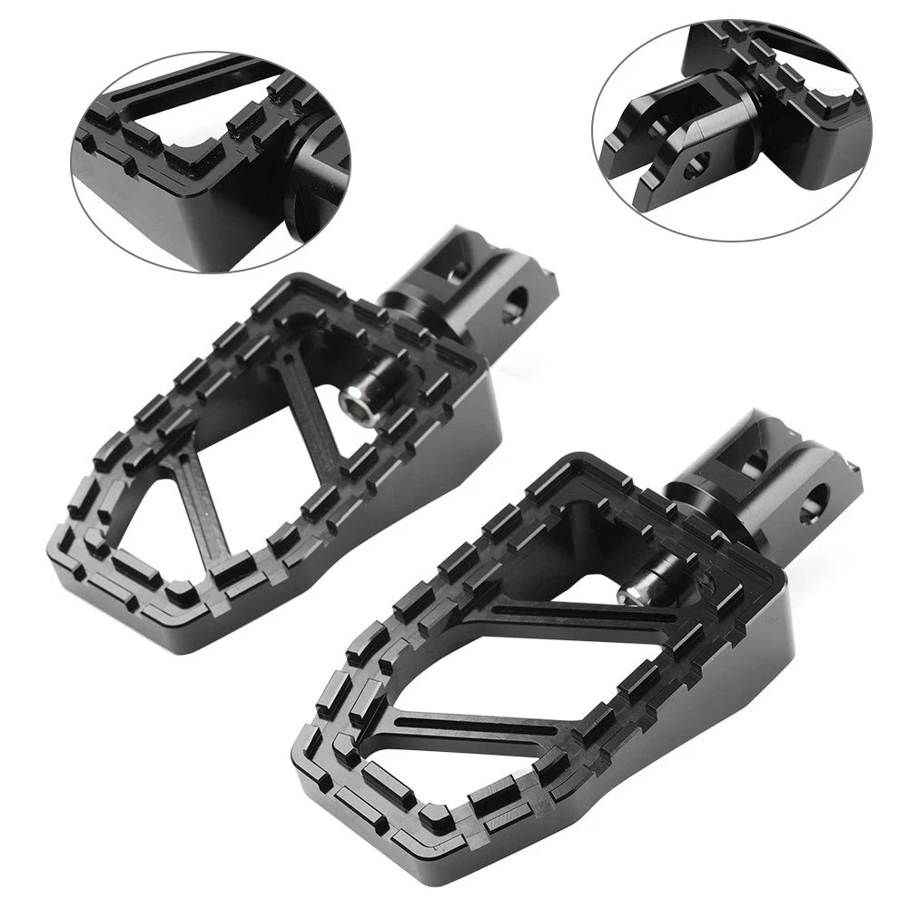 Front Foot Pegs for Harley Softail Fat Boy Low Rider (2018–2023) Black