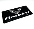 Acrylic Black License Plate Frame Premium for Pontiac Firebird (1969–2002)