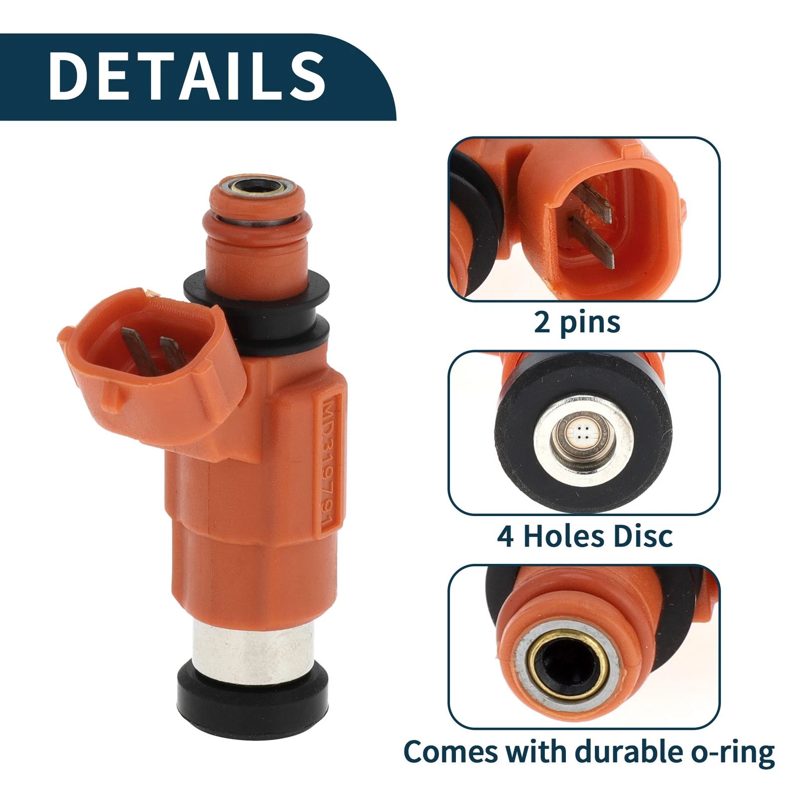 Fuel Injector No.CDH210 for Mitsubishi Eclipse GT (2000–2005)