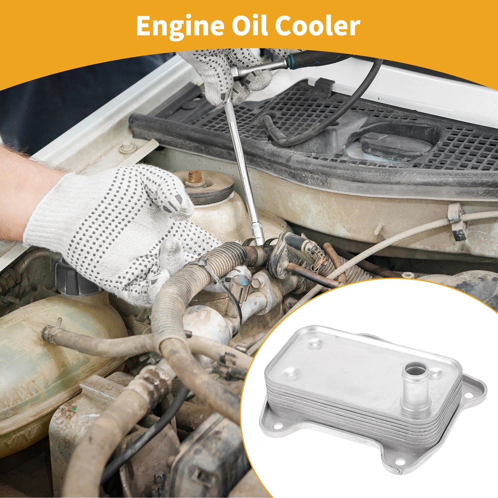 Engine Oil Cooler for Mercedes-Benz G-Class (No.A6131880201)
