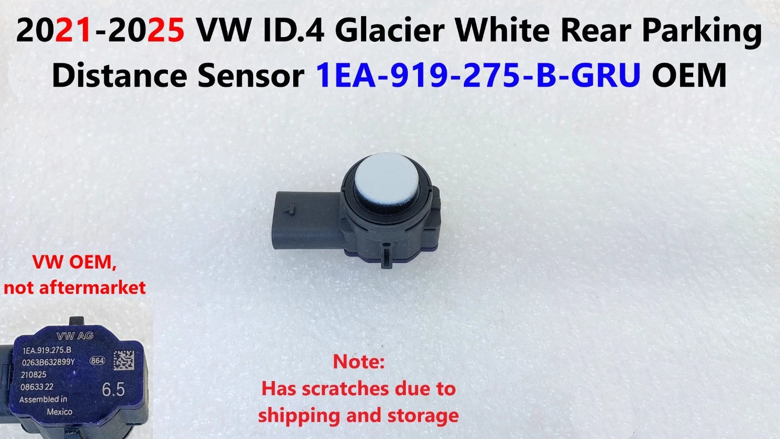 Rear Parking Distance Sensor for VW ID.4 (2021–2025) 1EA919275BGRU