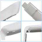 Chrome Top and Side Mirror Covers for Chevy Silverado GMC Sierra HD (2020–2024)