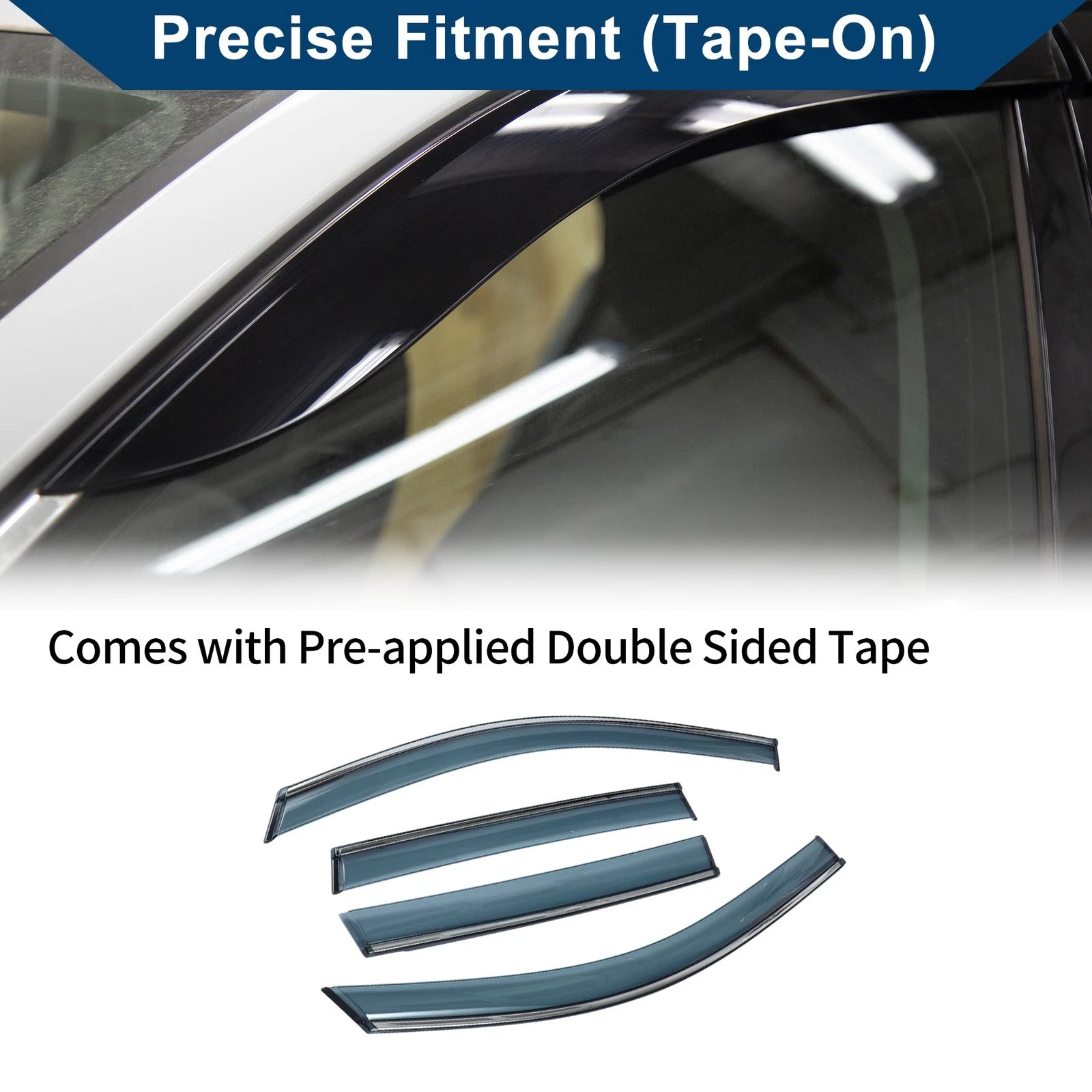 Car Window Deflectors for Honda Fit Hatchback (2007–2008)