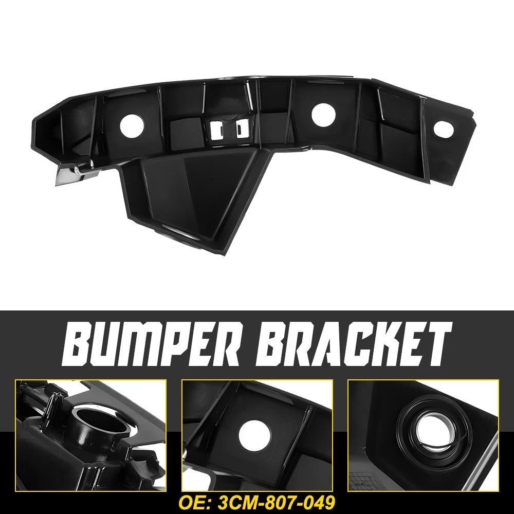 Left Driver Front Bumper Grille Bracket for VW Atlas (2021–2023) 3CM807049 Black