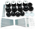 Set of 4 Body Cab Mount Bushings Kits for Ford F250 F350 (1999–2007) Black