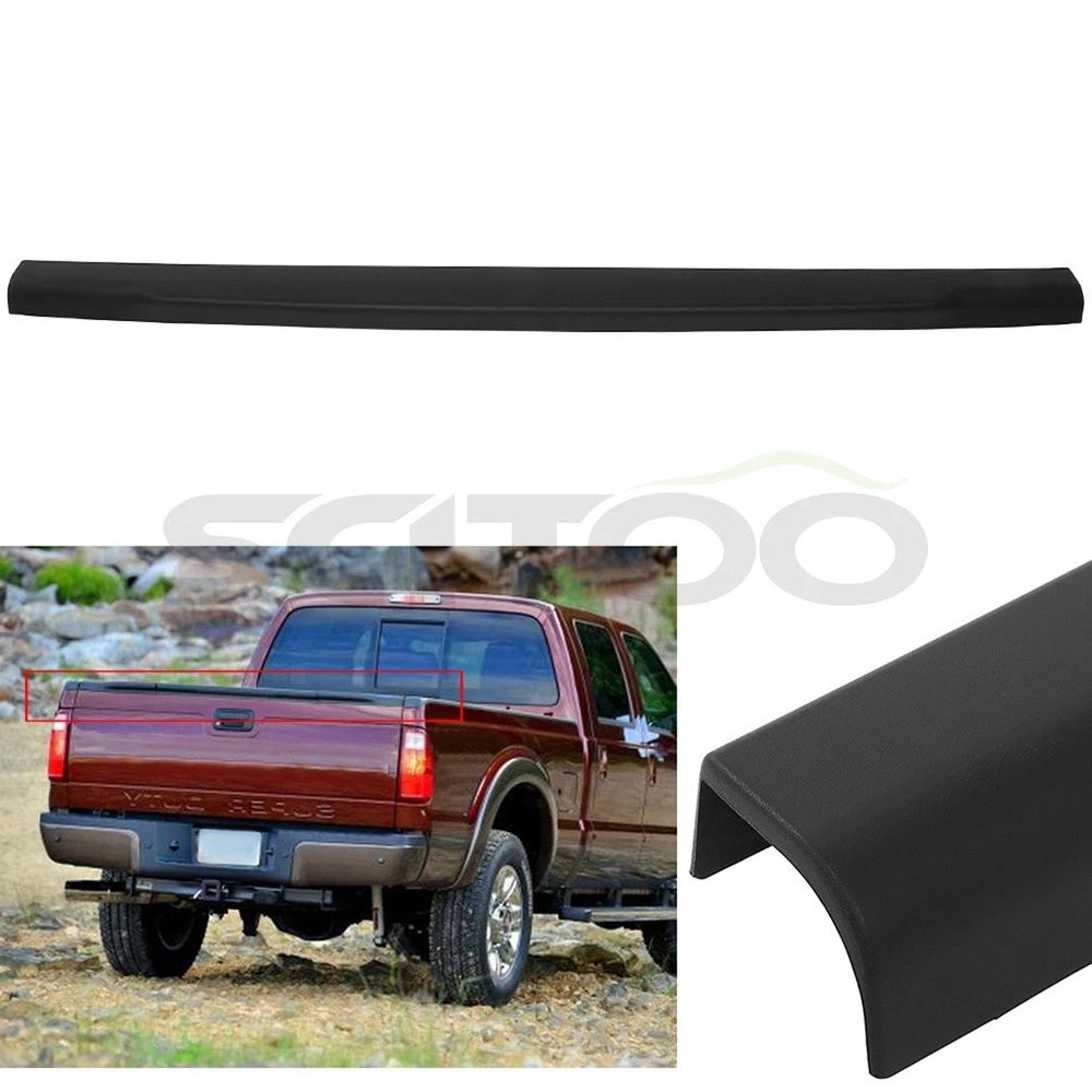 Tailgate Molding for Ford F Super Duty (2008–2016) w/ Black Handle Latch