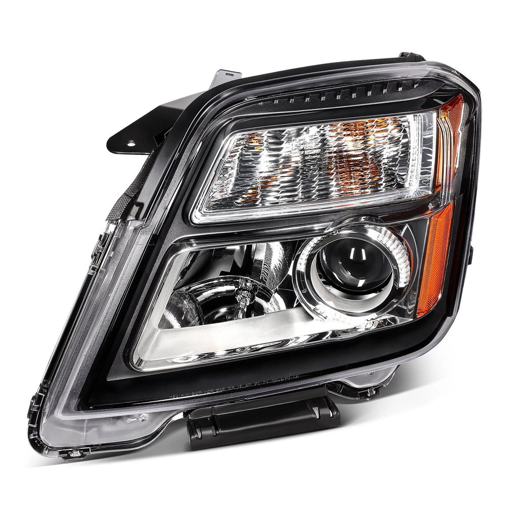 Pair Headlight Assemblies for GMC Terrain (2016-2017) Black Housing