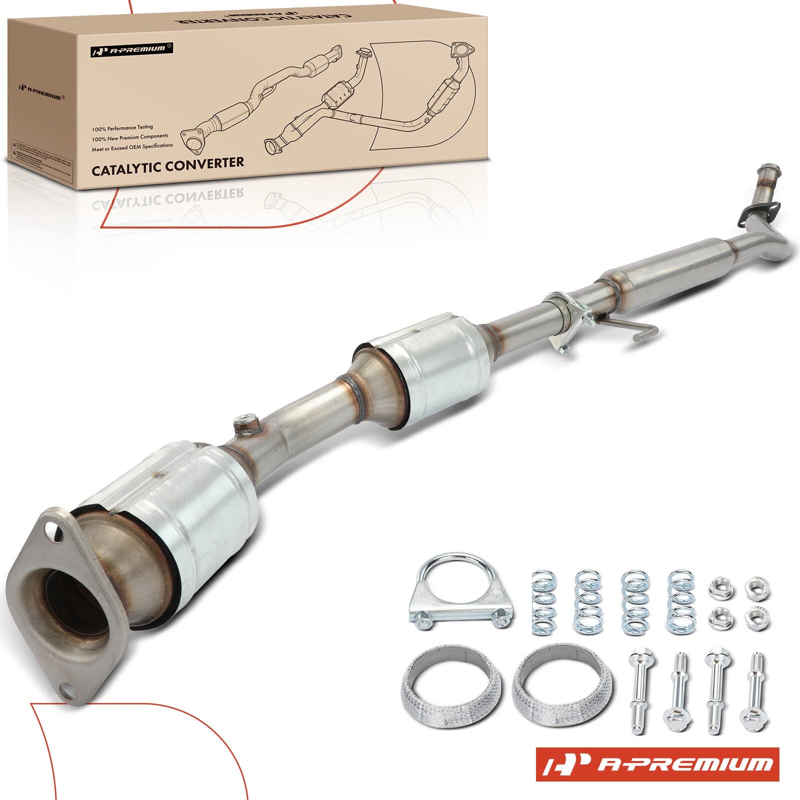 Catalytic Converter Center for Toyota Corolla (2003–2004)