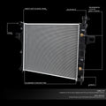 Aluminum Radiator for Jeep Grand Cherokee 4.7 (2001–2004) DPI 2336