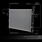 Aluminum Radiator for Jeep Grand Cherokee 4.7 (2001–2004) DPI 2336