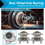 Rear Wheel Bearing Hubs for Toyota Corolla ZZE122R (2001–2007)