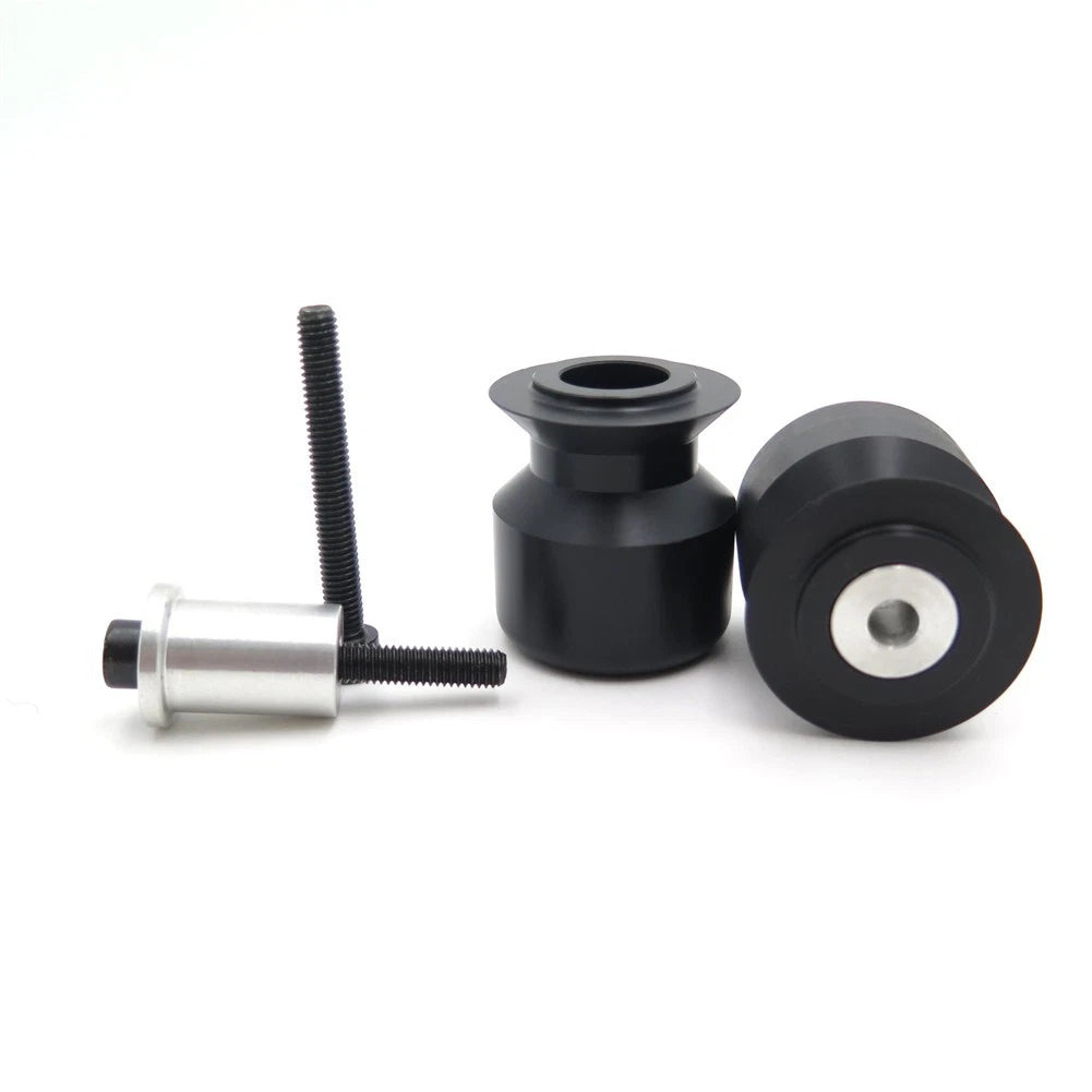 Black Swingarm Spools 6mm for Yamaha FZ-1 FZ6 FZ8 FZS1000 FZS600 R1 (2006–2016)