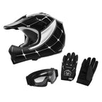 Youth ATV Helmet for TCMT (DOT Approved) - Kids Motocross Offroad Dirt Bike