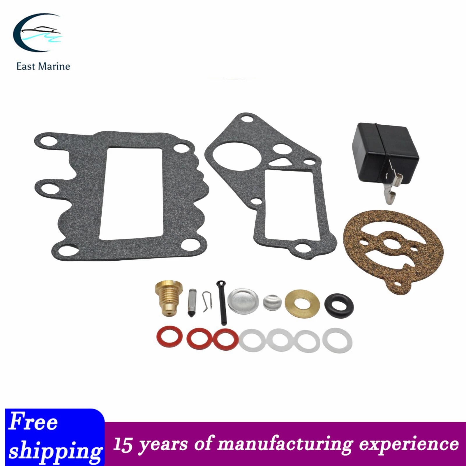 Carburetor Carb Kit for Johnson Evinrude 9.5 HP (1964–1973)