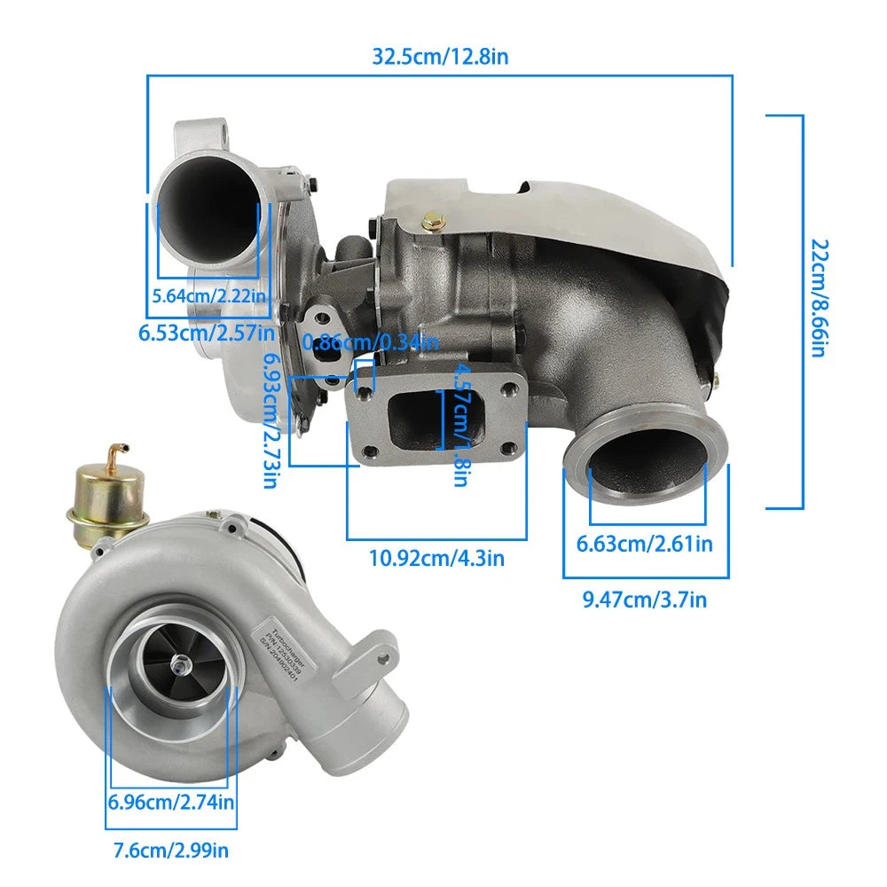Turbocharger for Chevy C1500, C3500 (1994-2000) 6.5L Diesel