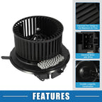 HVAC Heater Blower Motor Fan Assembly for Audi A3 (2006–2013) 1K1820015C