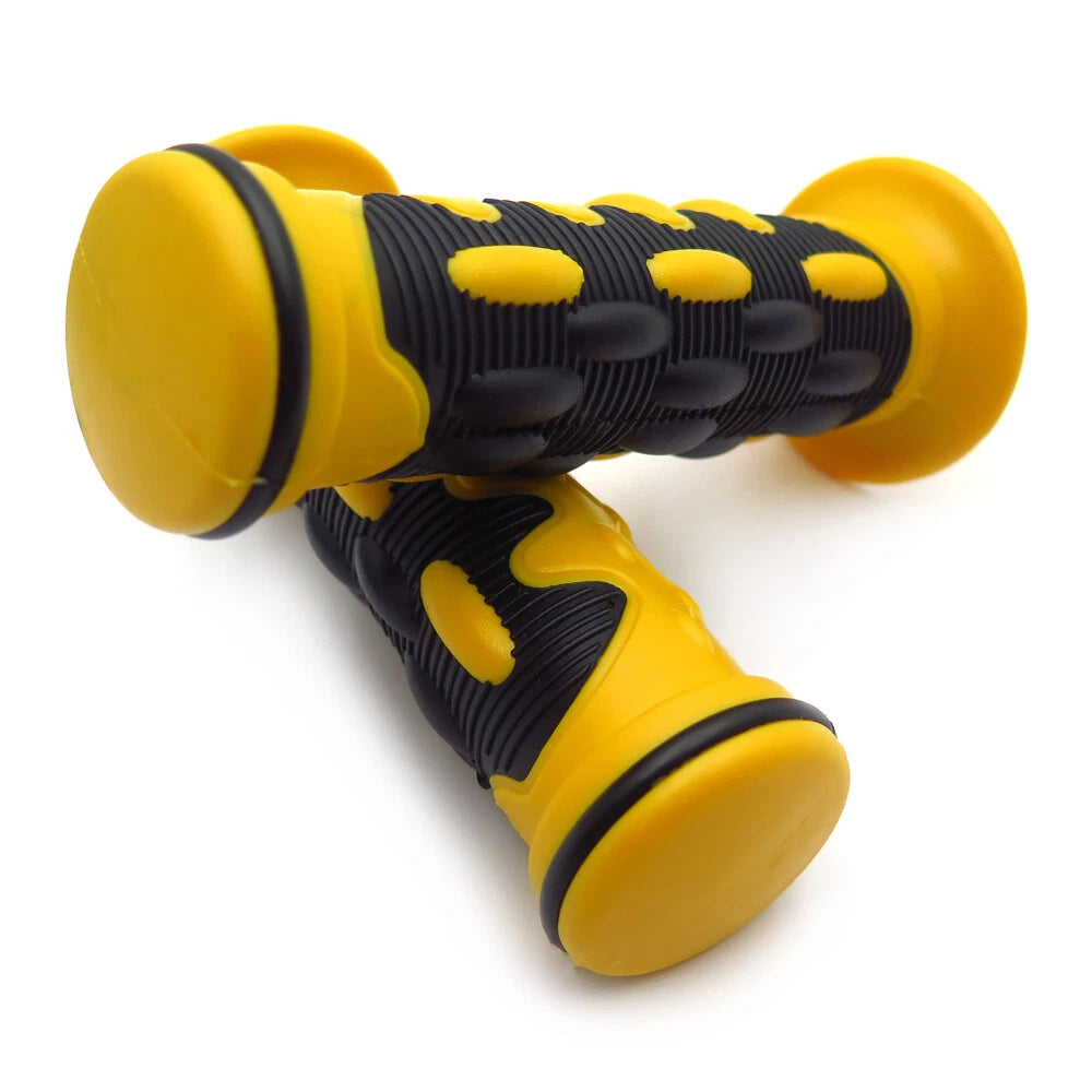 Comfort Yellow Gel Hand Grips 22mm 7/8" for Honda Motorcycle