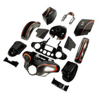 Fairings for Harley Street Glide (2014–2023) Black Honeycomb Fade