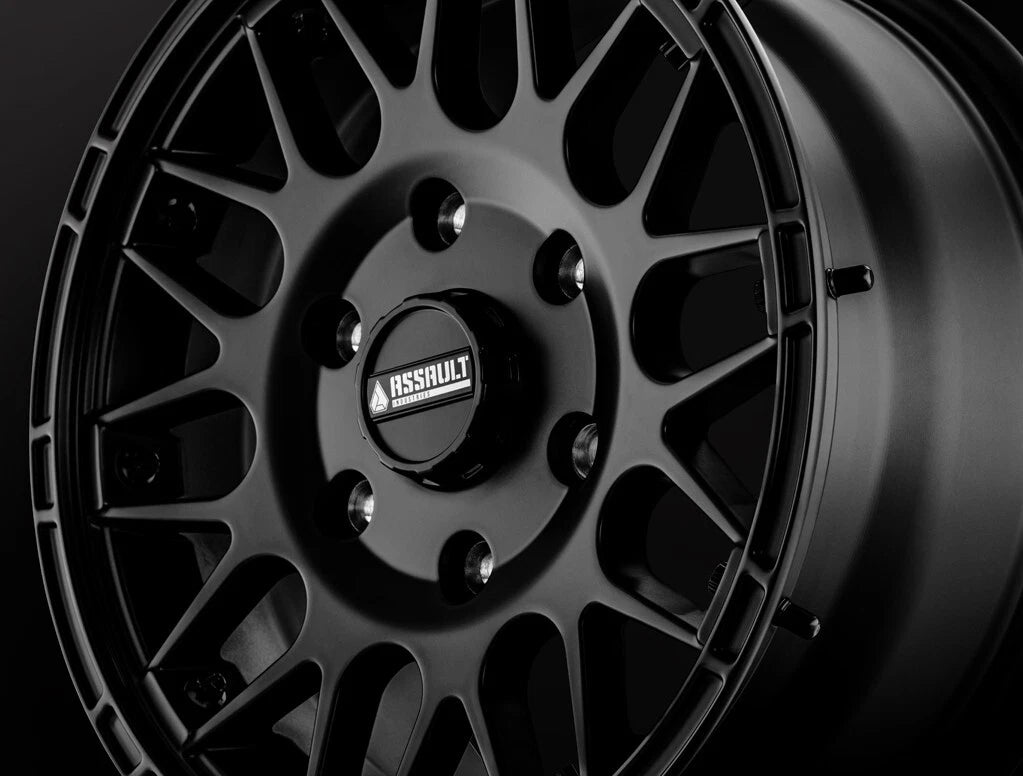 10" Satin Black Hellfire Wheels for Assault Industries (2010–2023)