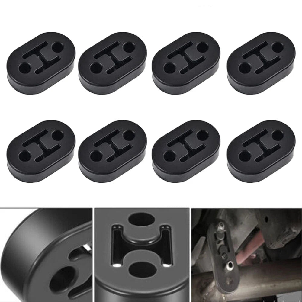 8PCS Exhaust Tail Pipe Mount Bracket for Universal Applications