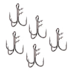 5pcs Treble Hooks with Bait Holder for Shark Teeth Use