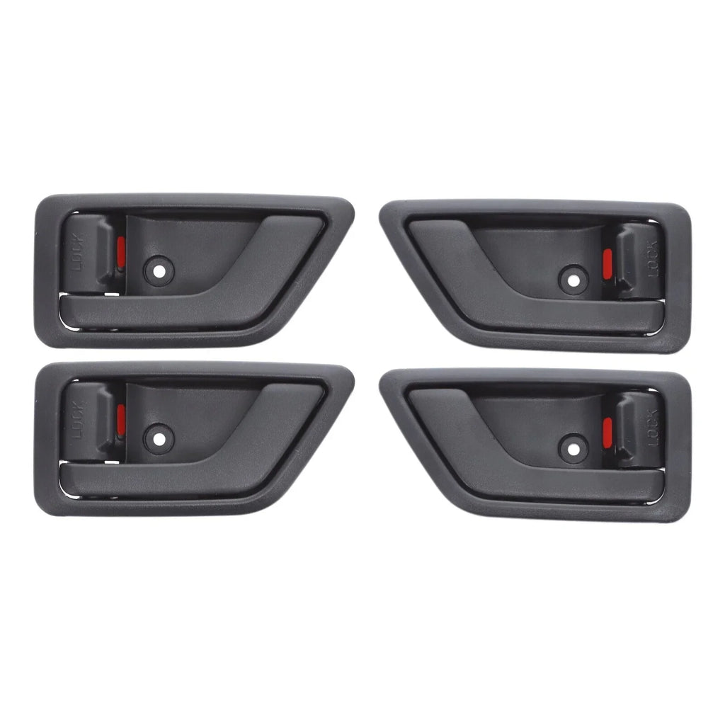 Door Handle Inner 4 x Black Front Rear Left Right for Hyundai Getz (2002–2011)