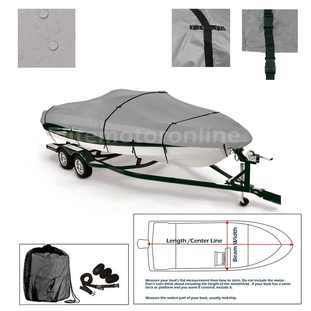 Trailerable Boat Cover for Skeeter ST 15 Waterproof Durable