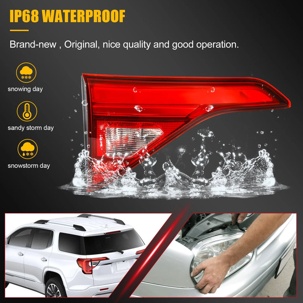 LED Inner Driver Side Tail Light Assembly for GMC Acadia (2017–2019)