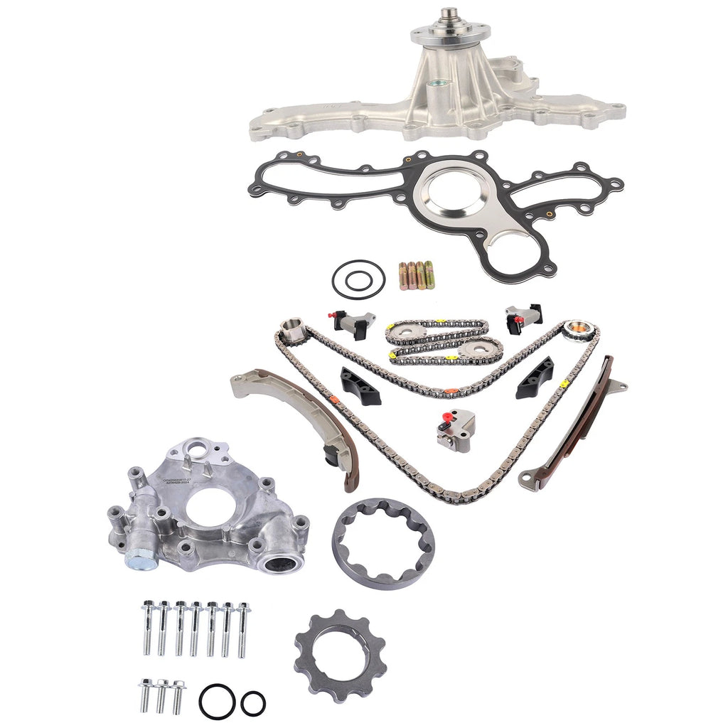 Timing Chain Kit with Water Pump & Oil Pump for Toyota 4Runner Tacoma FJ Cruiser (2003–2021)