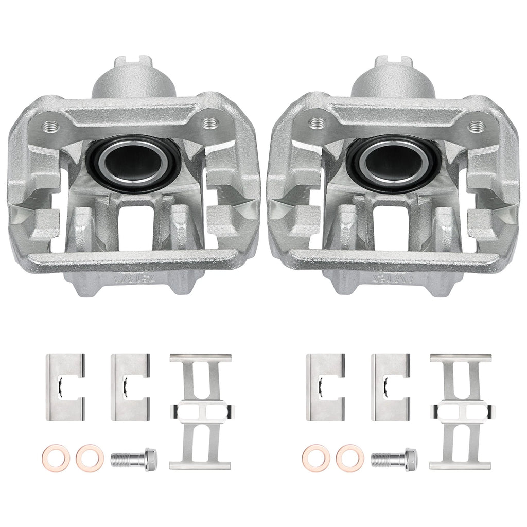 Set of 2 Rear Brake Calipers w/ Brackets for Acura TL (1999–2008) 19B2588
