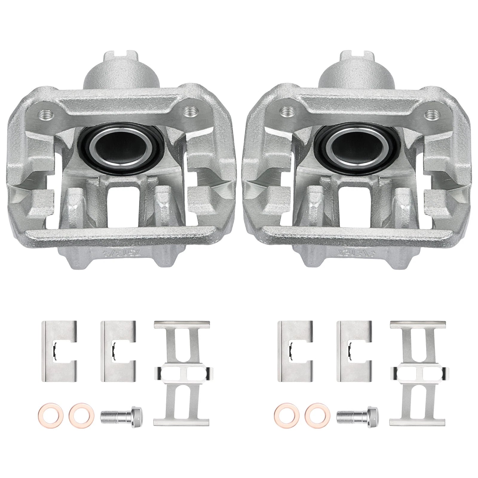 Set of 2 Rear Brake Calipers w/ Brackets for Acura TL (1999–2008) 19B2588