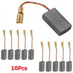 Set of 10 Carbon Brushes for Bosch Angle Grinder