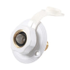One-Way Brass Water Inlet Valve for RV Camper Boat (1/2 inch, 3/4 inch Thread)
