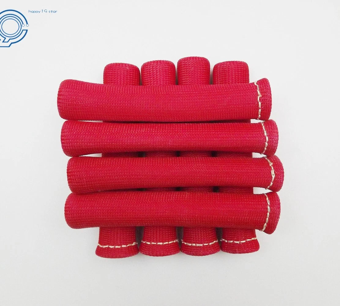 Set of 8 Spark Plug Wire Boots Heat Shield Protectors for SBC BBC
