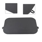 1pc CNC Black Side Number Plate Panel Cover for Motorcycle (Universal)