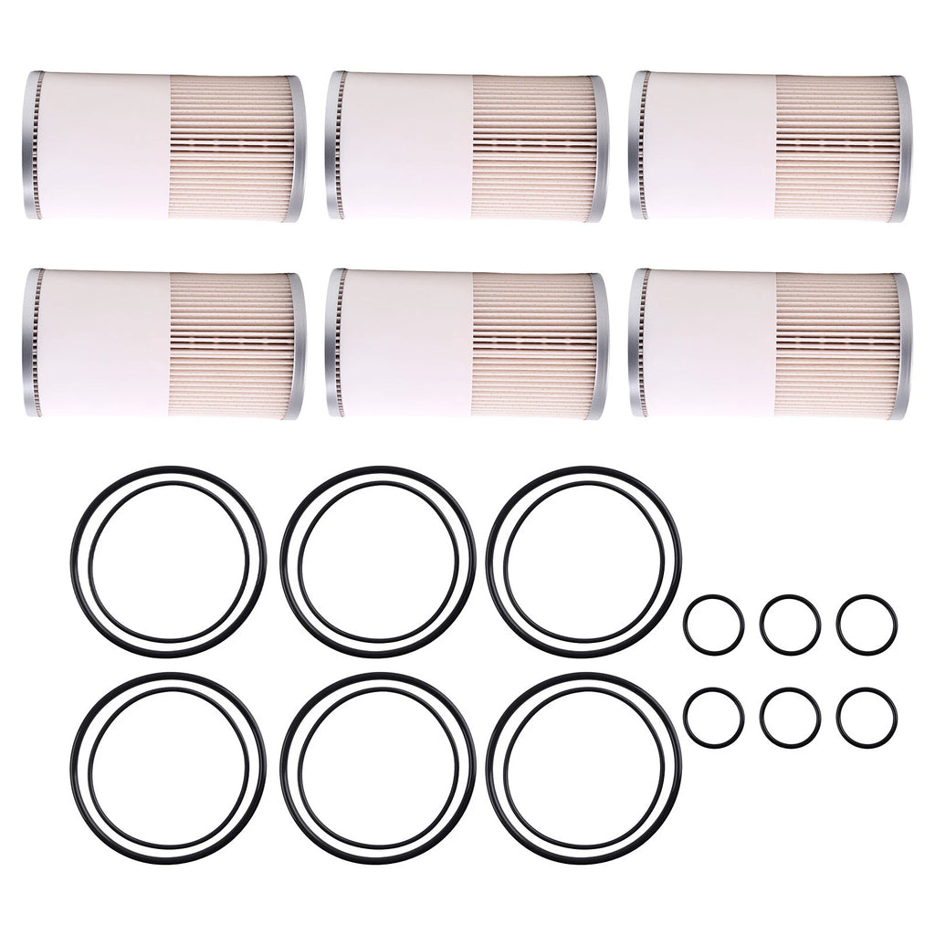 Set of 6 Fuel Water Separator Filters for Davco 382 (YYYY–YYYY)