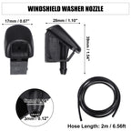 Set of 2 Windshield Washer Nozzles for Ford Focus (2012–2018) No.BM5117666AB