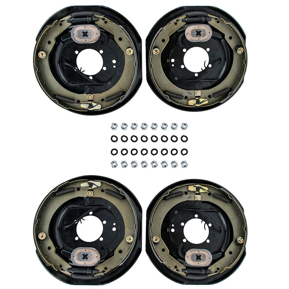 Set of 2 Electric Trailer Brake Assemblies for 7" Wheels