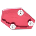 Red Kickstand Side Stand Extension Plate for Ducati Monster (2012-2020)