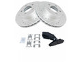 Front Brake Pad and Rotor Kit for Mazda B4000 (1998–2002) FF694BZ