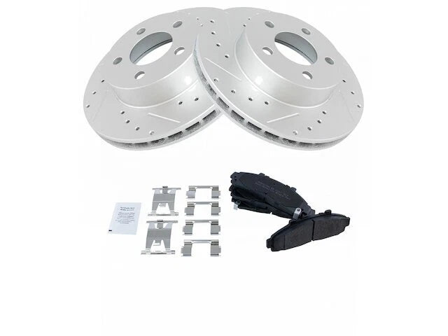 Front Brake Pad and Rotor Kit for Mazda B4000 (1998–2002) FF694BZ