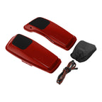 6x9" Saddlebag Speaker Lids for Harley Touring Road Glide (2014–2024) Wicked Red