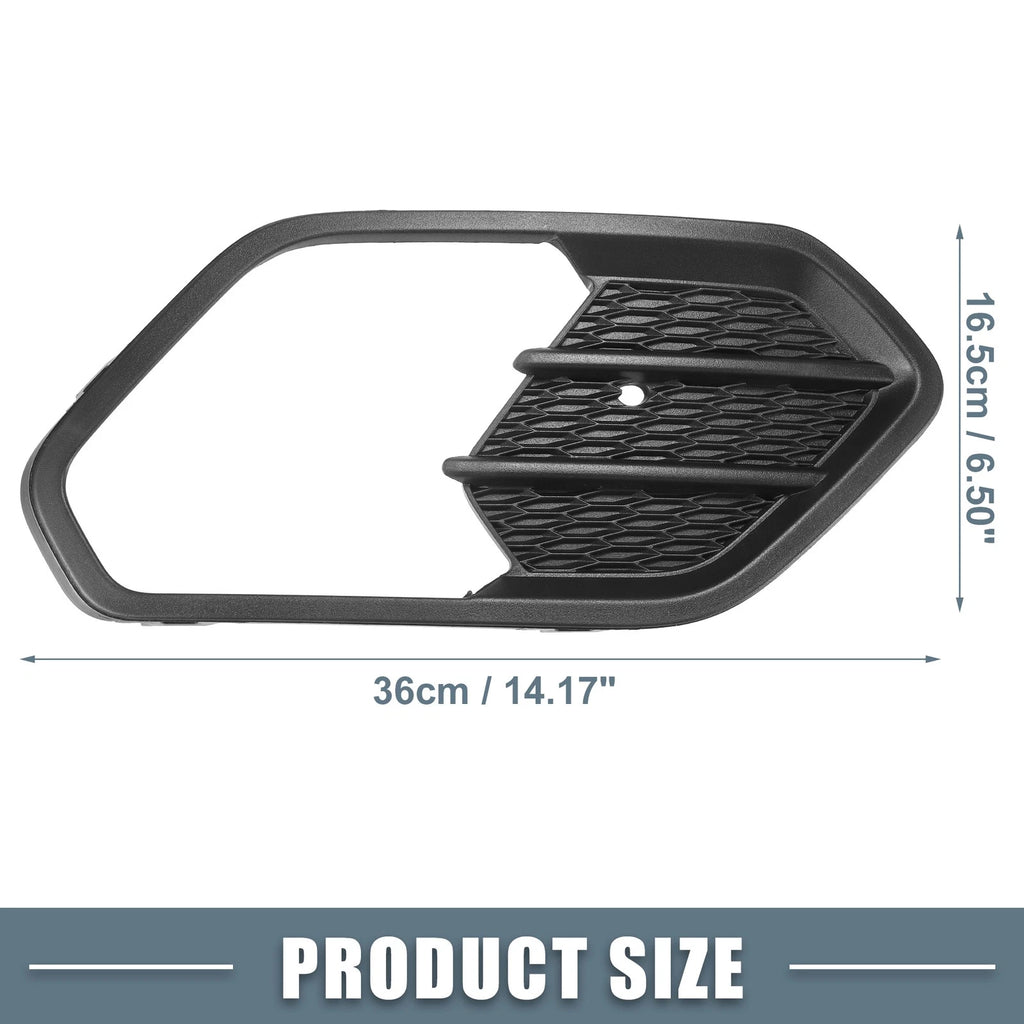 Front Right Fog Light Grille Cover Trim for Ford Escape Kuga (2017–2019) Black
