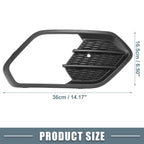 Front Right Fog Light Grille Cover Trim for Ford Escape Kuga (2017–2019) Black