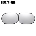 Left Right White Mirror Glass w/ Back Non-heated for Honda Civic (2006-2011)