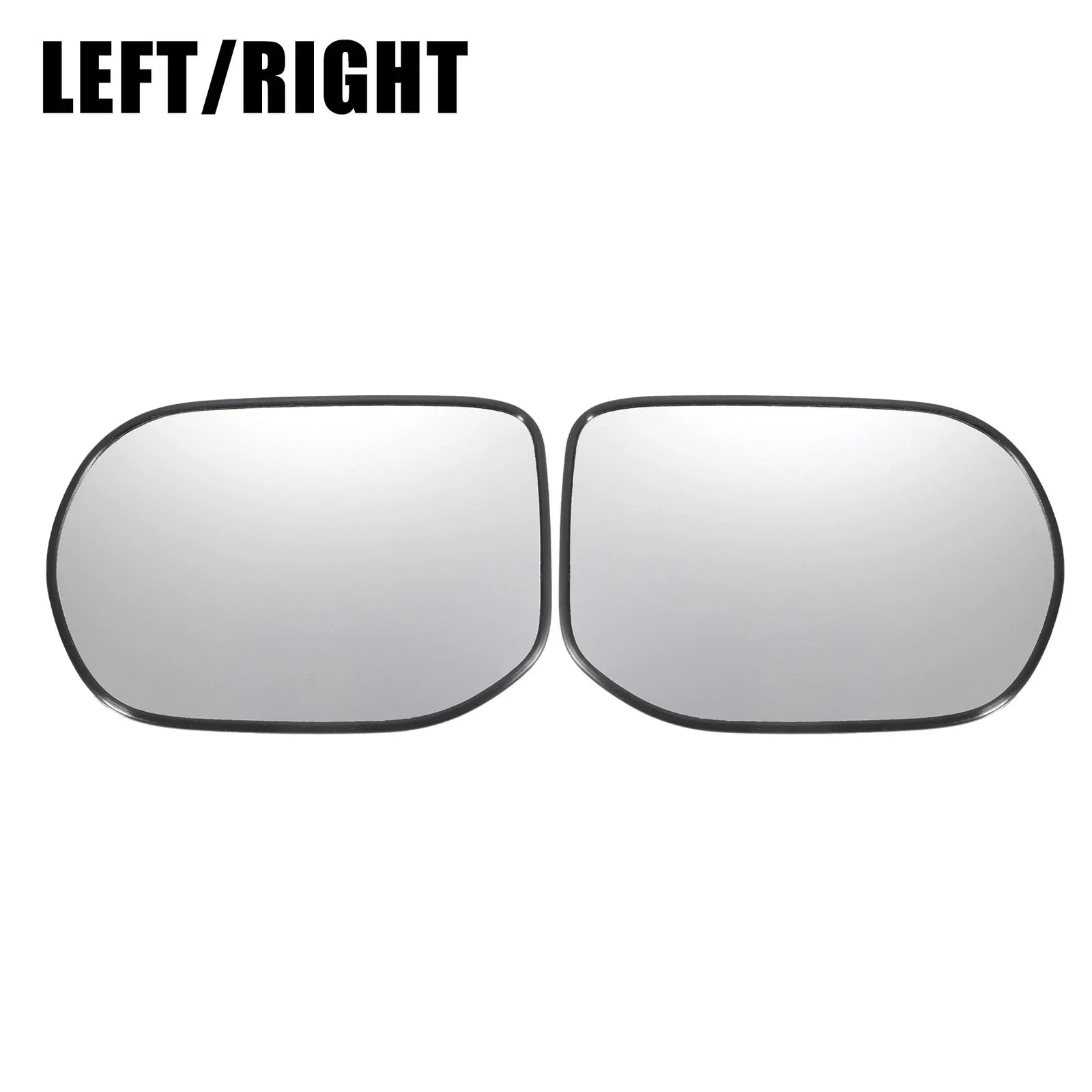 Left Right White Mirror Glass w/ Back Non-heated for Honda Civic (2006-2011)