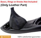 Shift Boot for Chevrolet Camaro (1997–2002) Blue Stitch PVC Leather
