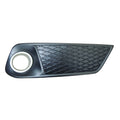 Replacement Black Primed Front Passenger Side Fog Light Bezel